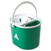 ValueX Plastic Mop Bucket With Wringer 15 Litre Green - 0907009 DD